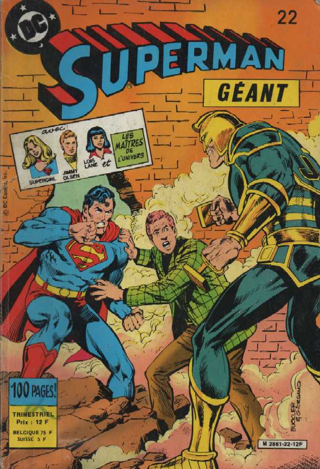 Scan de la Couverture Superman Gant 2 n 22